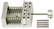 EM-Tec VS12 compact single action spring-loaded vise holder for up to 12mm, M4